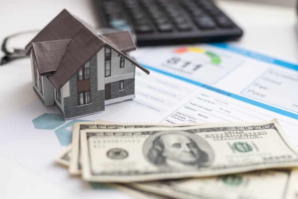 report credit score banking borrowing application risk form document loan business market concept - stock image. High quality photo
