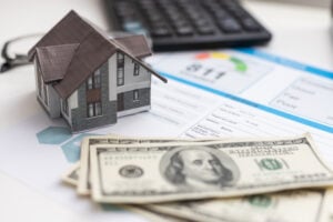 report credit score banking borrowing application risk form document loan business market concept - stock image. High quality photo